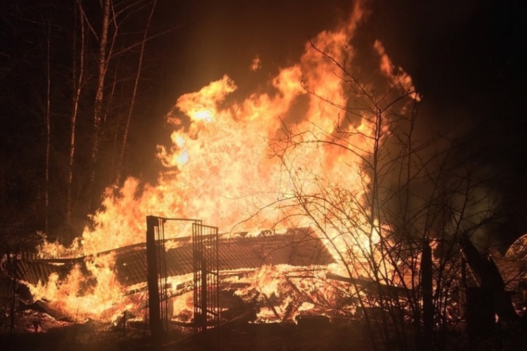 При пожаре в Тверской области погиб человек