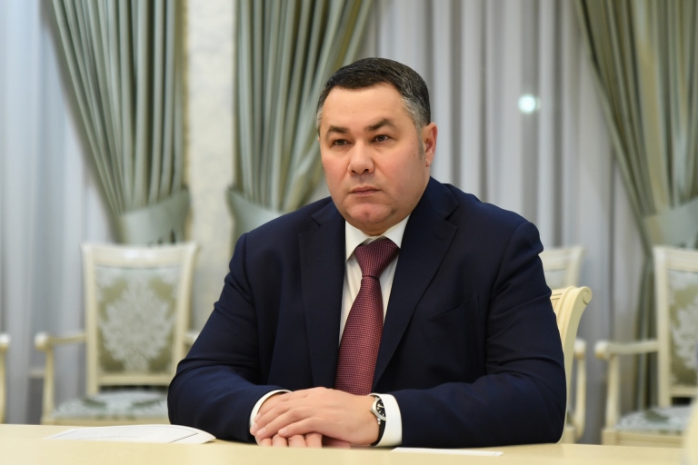Глава Лихославльского района рассказала Игорю Рудене о ходе вакцинации населения и планах по газификации