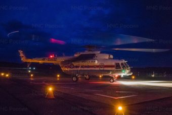 Вертолет санавиации экстренно доставил больного пациента из Удомли в Тверь