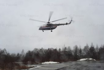 Вертолет санавиации экстренно доставил больного пациента из Нелидово в Тверь