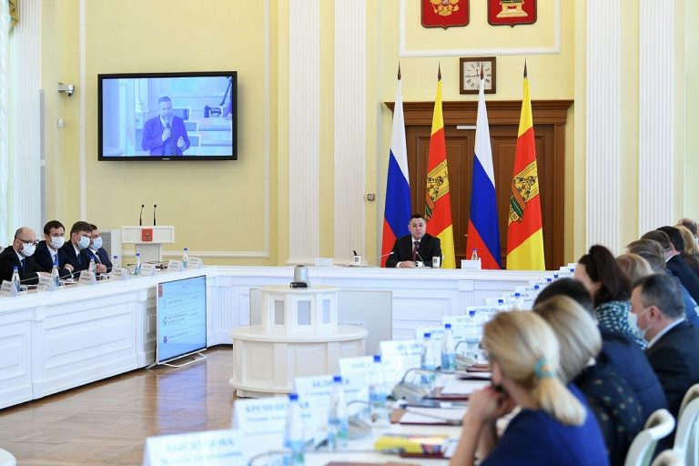 На заседании правительства Тверской области обсудили проекты ревитализации городских пространств