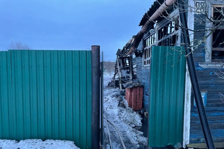 При пожаре в Тверской области погиб 70-летний мужчина