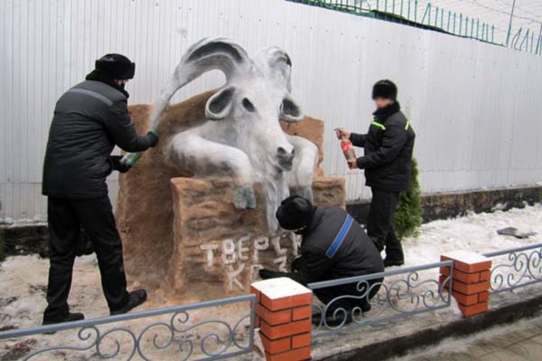 Подведены итоги конкурса снежных и ледяных фигур среди исправительных учреждений Тверской области
