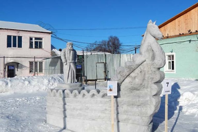 Подведены итоги конкурса снежных и ледяных фигур среди исправительных учреждений Тверской области