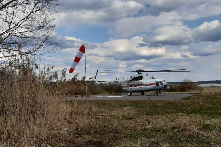 Вертолет санавиации экстренно доставил девочку из Торопца в Тверь