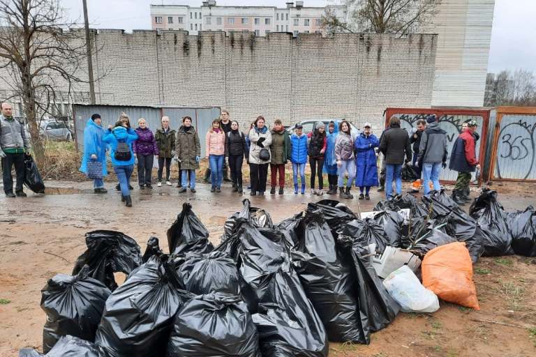 В ходе Всероссийского субботника из твери вывезли 565 кубометров мусора