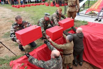 Останки 162 красноармейцев подняли в ходе «Ржевского выступа»