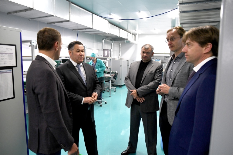 Игорь Руденя с президентом и генеральным директором АО «Трансмашхолдинг» посетили производственные площадки в Тверской области