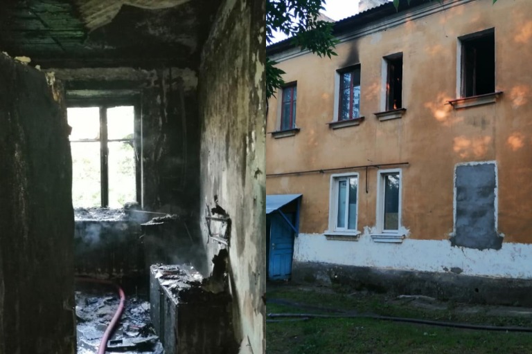 На пожаре в Тверской области погиб мужчина