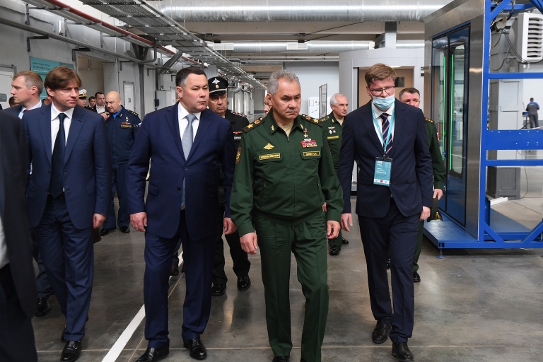 Министр обороны РФ Сергей Шойгу высоко оценил производственный потенциал Промтехнопарка КСК в Твери