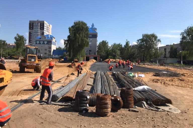 В Тверской области в три смены продолжают строительство мультимедийного парка «Россия – Моя история»