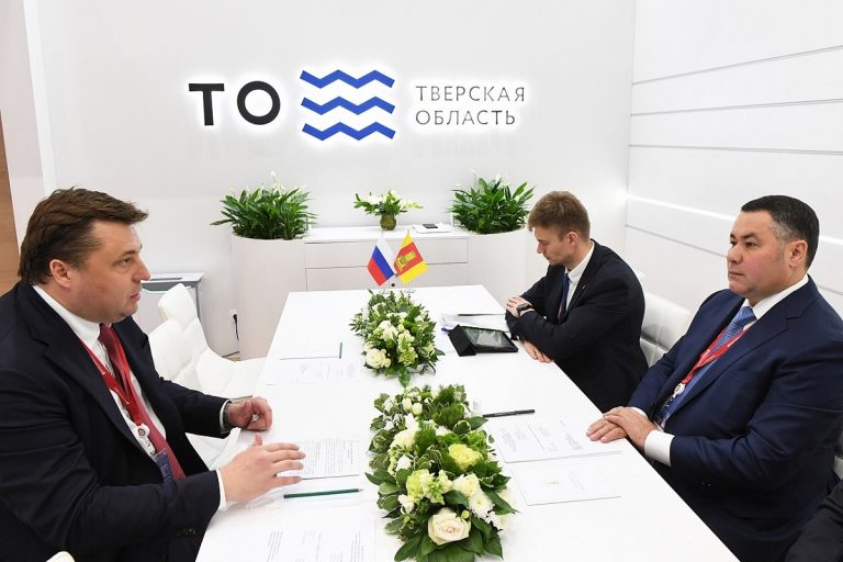 Губернатор Тверской области и гендиректор Росагролизинга обсудили перспективы сотрудничества в льноводстве