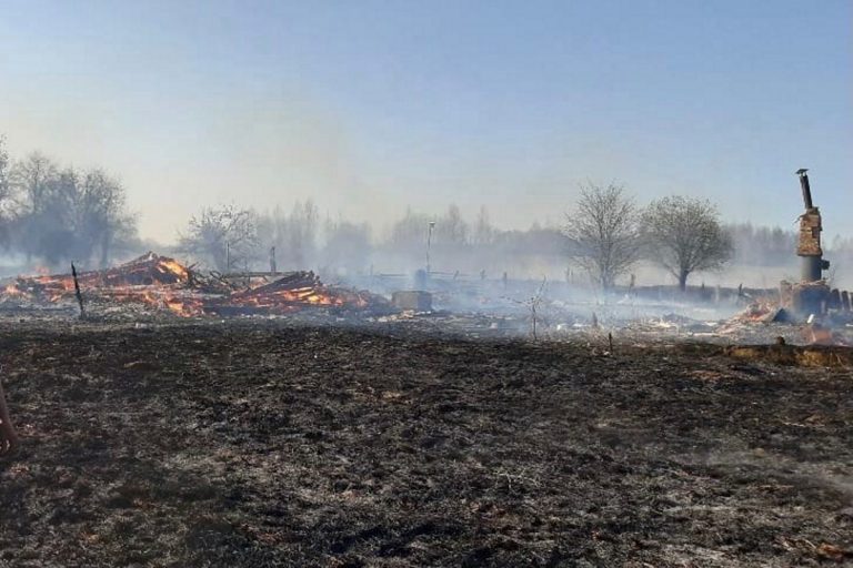 В Западнодвинском и Бологовском районах произошли ландшафтные пожары