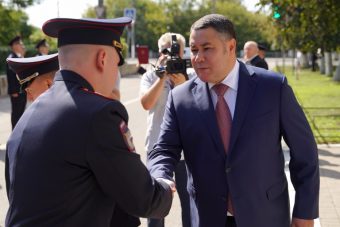Игорь Руденя принял участие в церемонии приведения к присяге сотрудников Управления МВД России по Тверской области