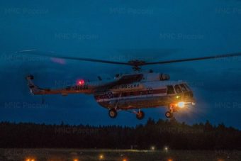 Пострадавших из Андреаполя доставили вертолетом в Тверь