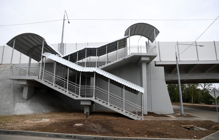 После реконструкции полностью открыт путепровод через ж/д в Вышнем Волочке