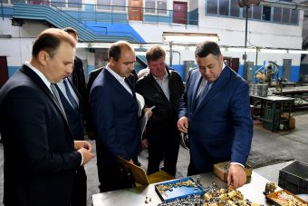 Губернатор Тверской области посетил Бологовский арматурный завод