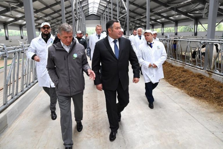 Губернатор Игорь Руденя дал высокую оценку инвестпроектам «АгроПромкомплектации» в Конаковском районе