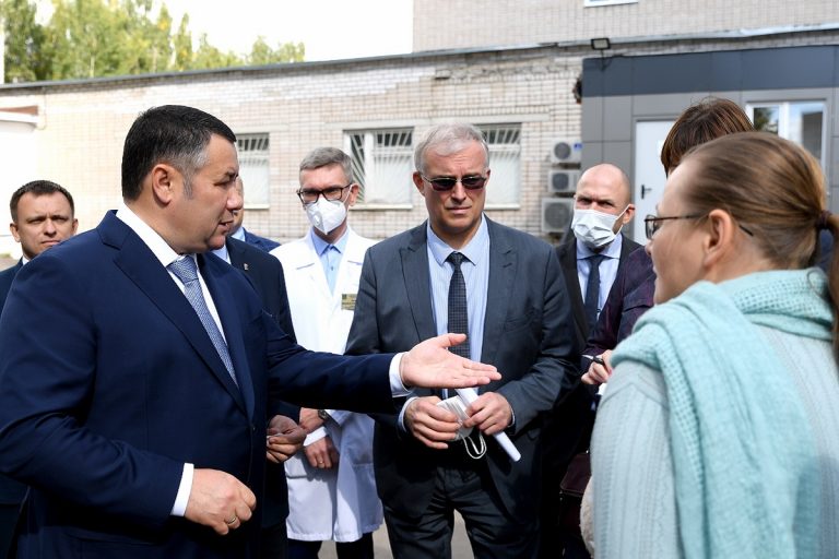 Конаковскую ЦРБ посетил губернатор Тверской области