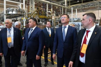 На стройплощадке по расширению производства ООО «Шелл Нефть» в Тверской области началась установка свай