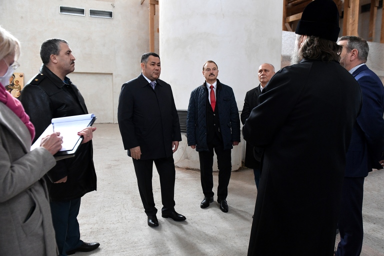 В Твери продолжаются работы по возрождению Спасо-Преображенского собора