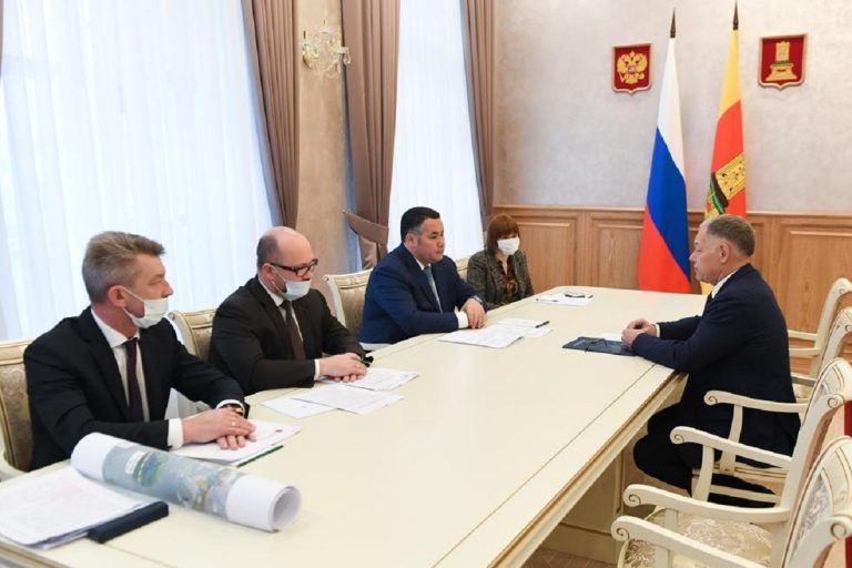 Губернатор Игорь Руденя обсудил перспективы строительства обхода Твери на М-11 с главой Росавтодора