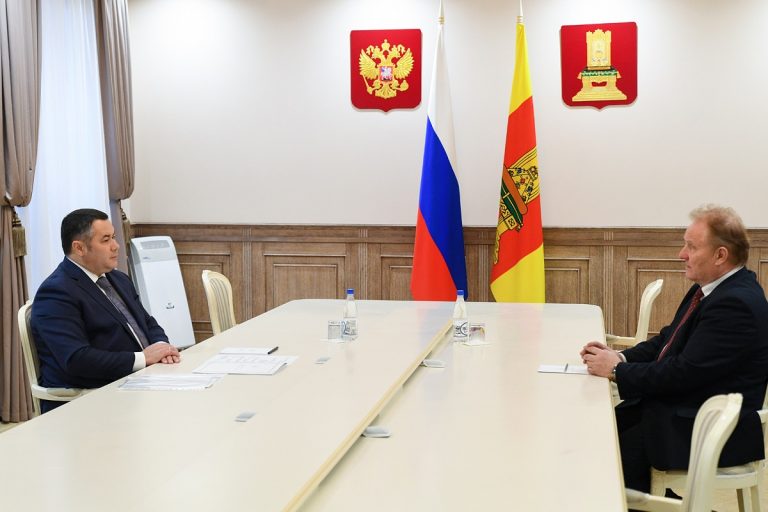 Губернатор Игорь Руденя обсудил будущее Тверской филармонии с новым директором учреждения