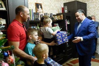 Губернатор Тверской области исполнил новогодние мечты детей