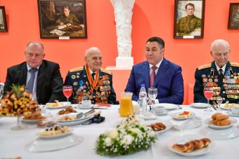 Ветераны поделились с Игорем Руденей воспоминаниями о войне