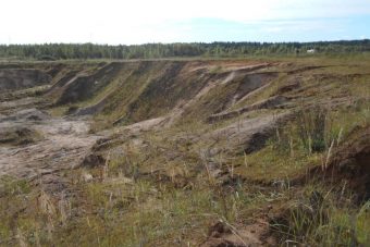 В Тверской области крупный землевладелец превратил пастбище в карьеры