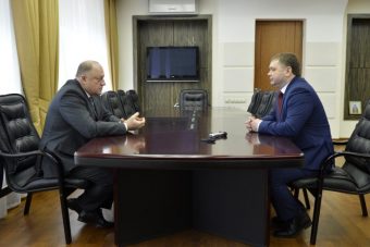 Сергей Голубев провел рабочую встречу с председателем Торжокской городской Думы