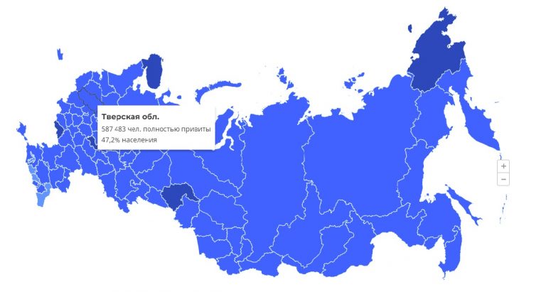 Стал известен уровень коллективного иммунитета от коронавируса в Тверской области