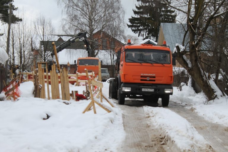 В Твери завершается укладка новой нитки водовода от Тверецкого водозабора до дюкера у Восточного моста