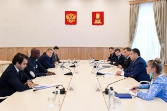 Губернатор Тверской области обсудил сферы сотрудничества с министром из Сенегала Губернатор Тверской области обсудил сферы сотрудничества с министром из Сенегала
