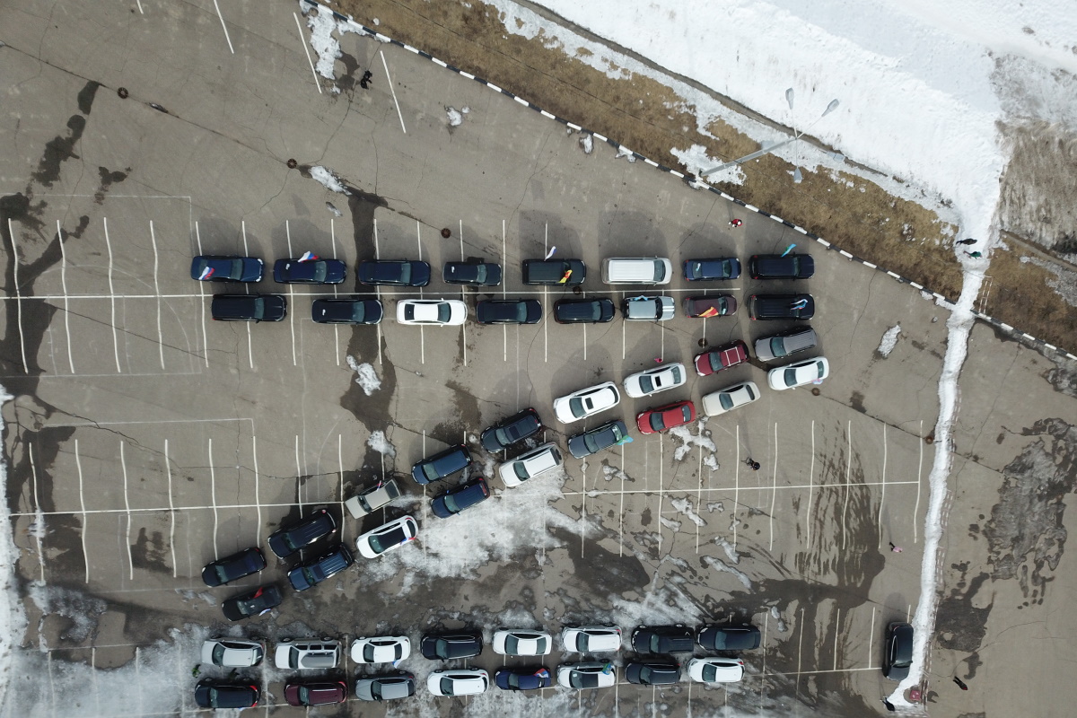 В Твери прошёл автопробег в поддержку специальной военной операции России на Украине
