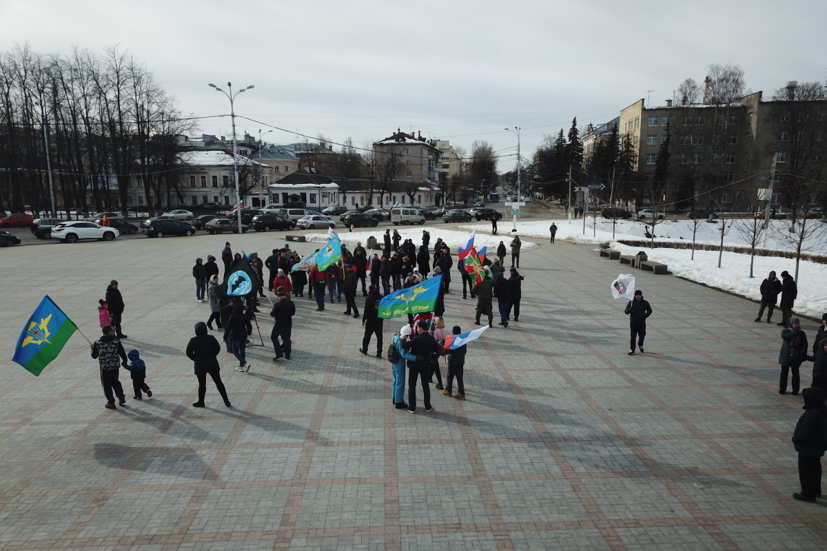 В Твери прошёл автопробег в поддержку специальной военной операции России на Украине