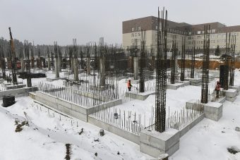 Игорь Руденя проинспектировал ход строительства Детской областной клинической больницы