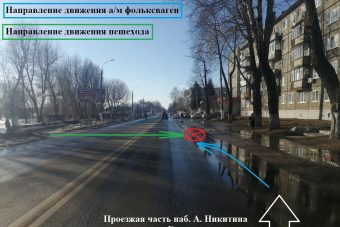 В Твери сбили недисциплинированного пешехода