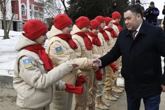Губернатор Игорь Руденя проводит рабочий день в Кимрах