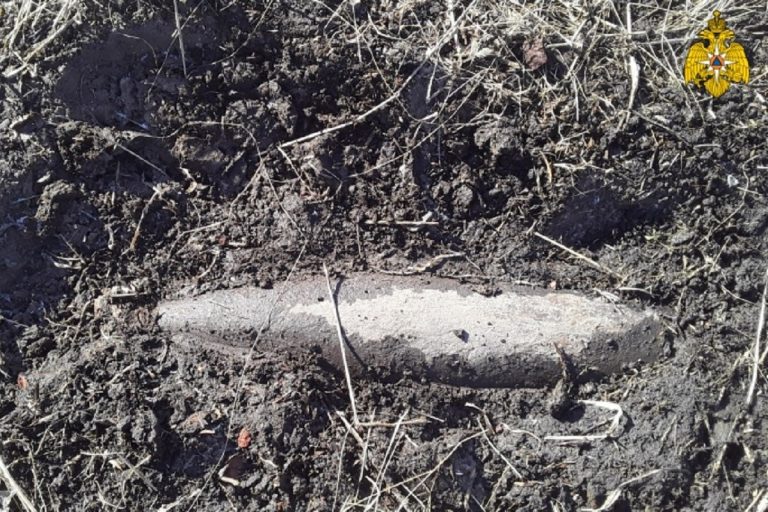 В Тверской области обнаружен снаряд