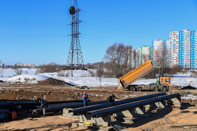 Губернатор Игорь Руденя посетил площадку строительства Западного моста в Твери