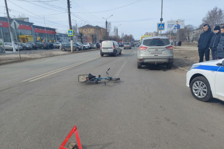 В Пролетарском районе Твери сбили велосипедиста