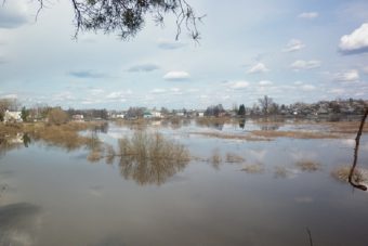 В Тверской области суточный подъем уровня воды в реке составил 74 см