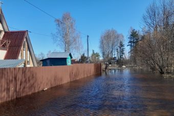 Под Тверью из-за паводка оказались затоплены садовые товарищества
