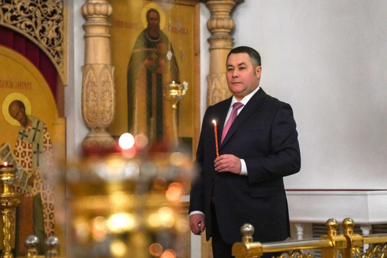 Игорь Руденя поздравил жителей Тверской области с Пасхой