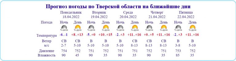 В Тверскую область пришло настоящее тепло