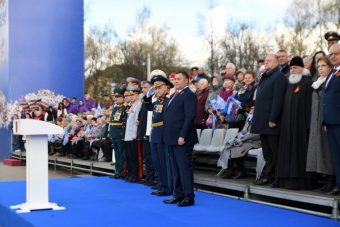Игорь Руденя принял участие в торжествах в честь 77-летия Великой Победы в Ржеве