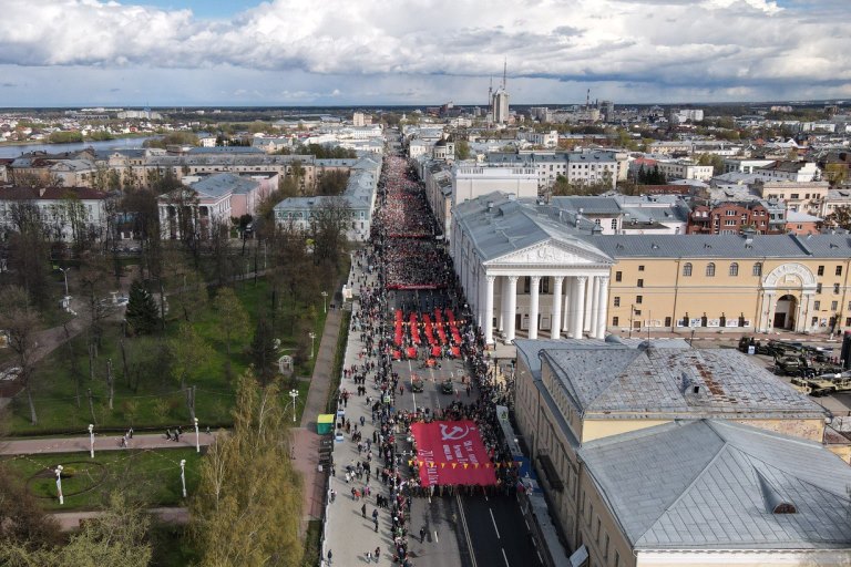 В Тверской области в акции «Бессмертный полк» объединил более 92 тысяч человек