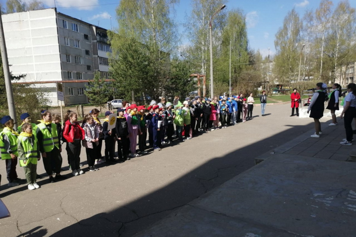 В Ржеве полицейские провели конкурс юных велосипедистов «Безопасное колесо»