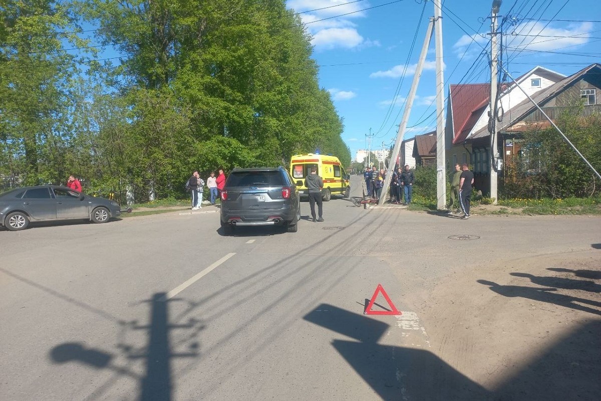 В Центральном районе Твери сбили 9-летнего мальчика на велосипеде